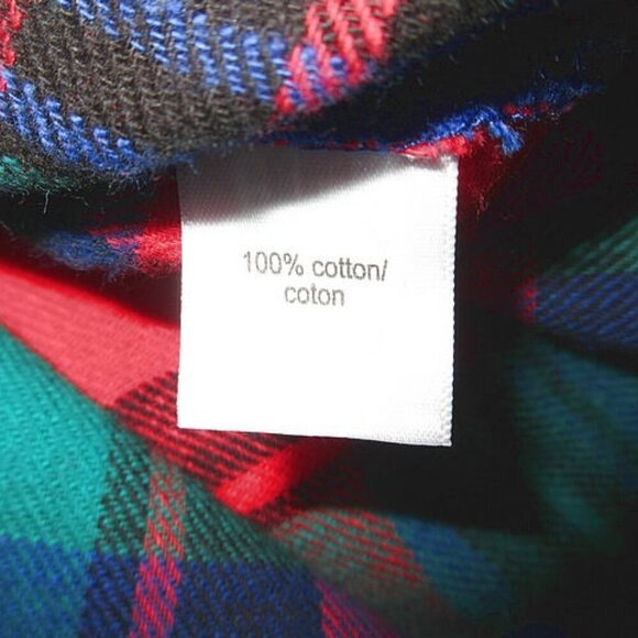 Maurices Patchwork Plaid Flannel Shirt Size S Button Up Oversized Artsy NWT - Picture 10 of 11